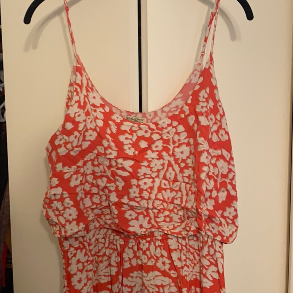 Print maxi dress